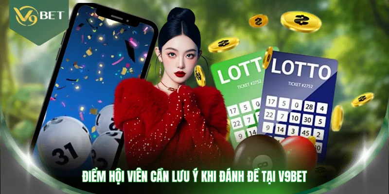 Điểm hội viên cần lưu ý khi đánh đề tại V9BET